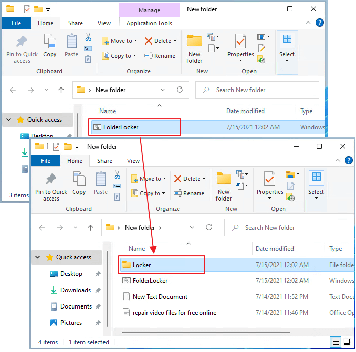 生成locker資料夾