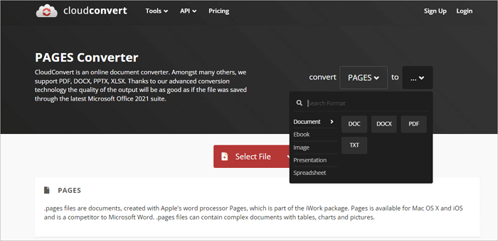 將檔案轉換為另一種格式