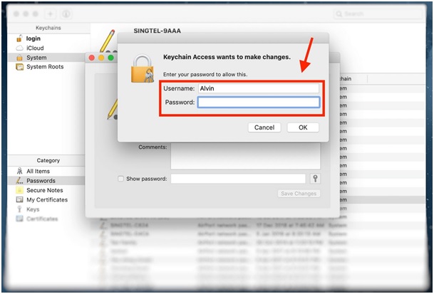 輸入使用者名稱密碼