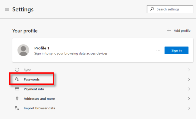 找回edge使用者帳號和密碼 - 步驟2