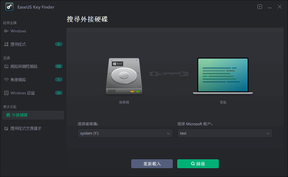 找到死機電腦的系統硬碟