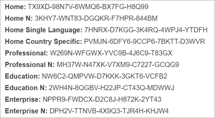 確認你的啟用金鑰