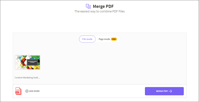 線上在PDF新增頁面