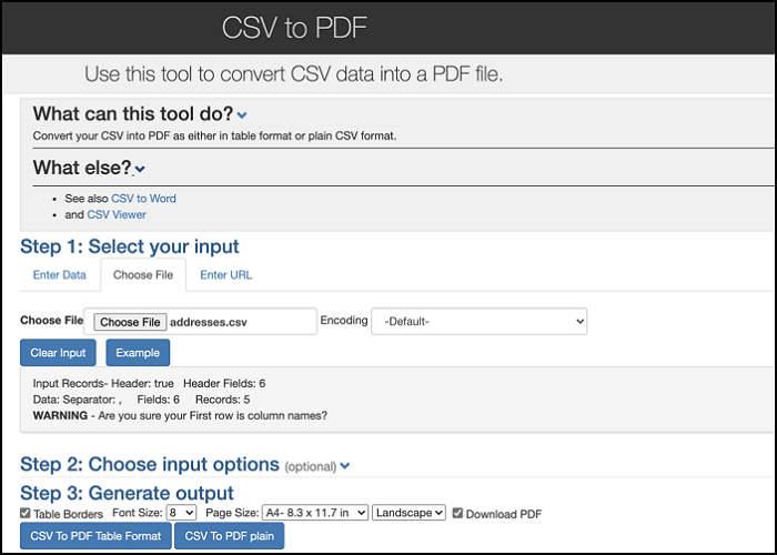 convertercsv線上工具
