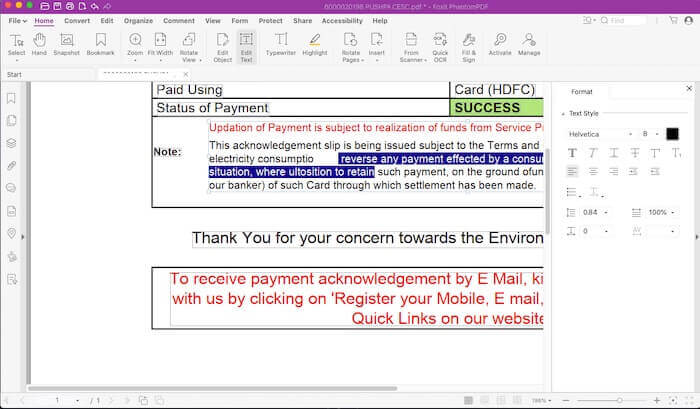 用於macOS Foxit PDF reader