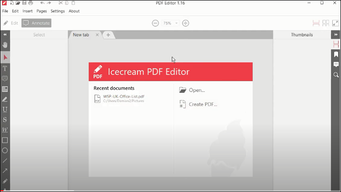 Icecream PDF - Windows 10 PDF 編輯軟體