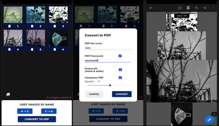 Android手機JPG轉PDF