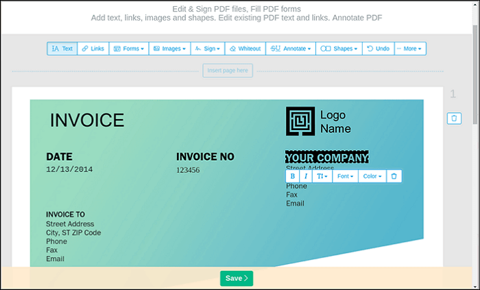 Sejda - 線上 PDF 編輯工具 Windows 10