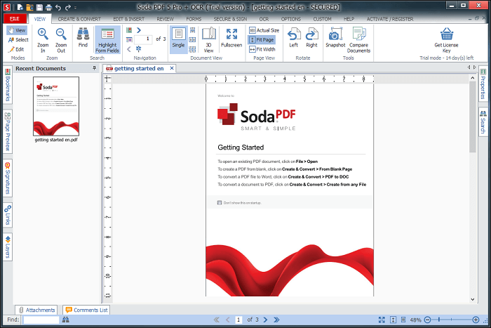 Soda PDF - 編輯 PDF 在 Windows 10