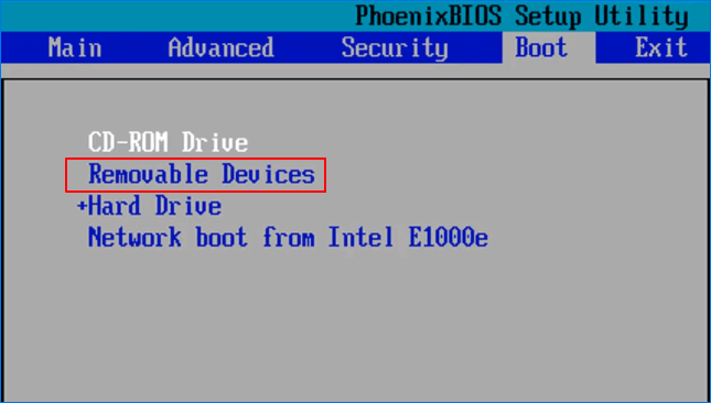 從USB安裝媒體執行Windows