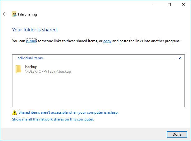 共用USB作為網路磁碟機
