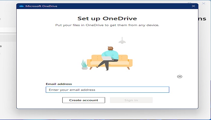 在Windows 11中使用OneDrive備份檔案 - 步驟 2