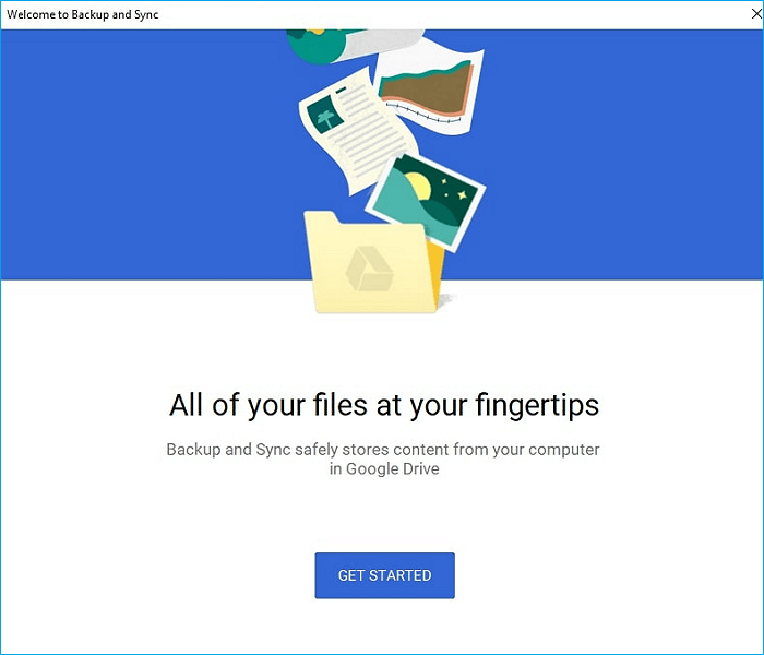 開始使用Google備份與同步