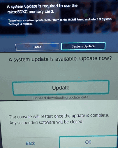 升級Switch SD卡，使其在Switch運作。