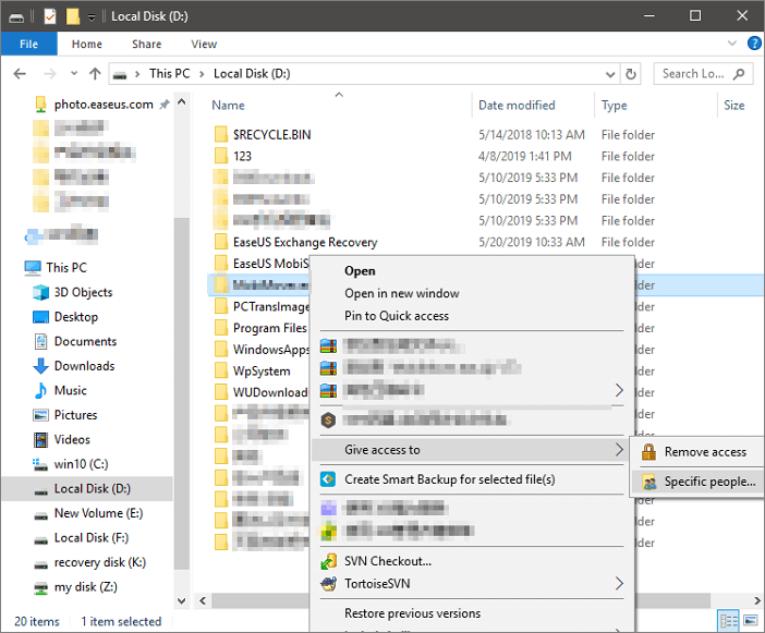 使用共用資料夾將舊電腦上的檔案共用到新電腦上-1