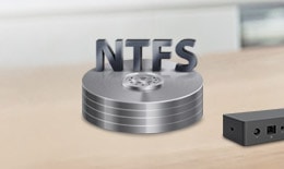 將未格式化的磁碟機轉換成NTFS